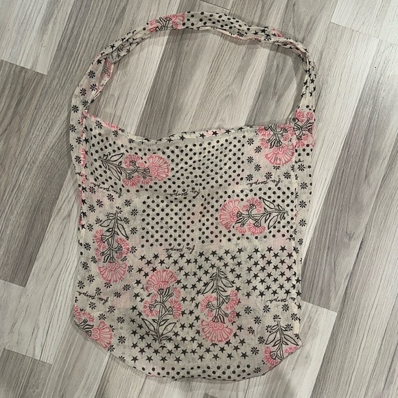 Free People Gauze Boho Reusable Shopping Tote Bag - Picture 1 of 3